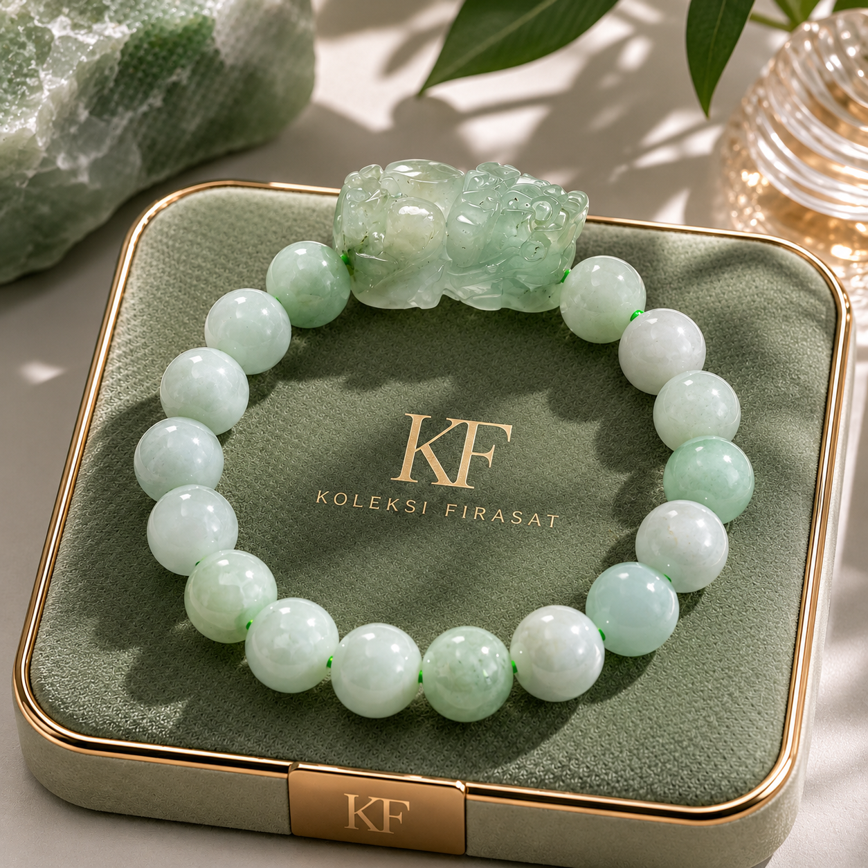 SANG PEMANGSA REZEKI Burmese Jadeite · Pixiu